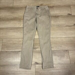 Abercrombie & Fitch Women's Skinny Khaki Jeans Casual Solid Brown Size 26